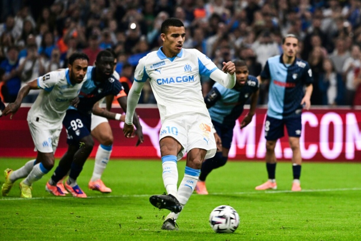 Mason Greenwood dispatched a spot-kick in the 35th minute to bring Marseille level with Le Havre