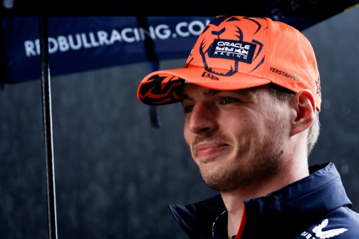 Le Néerlandais Max Verstappen dans le paddock avant le Grand Prix de Belgique au ciruit de Spa Francorchamps, le 27 juillet 2023