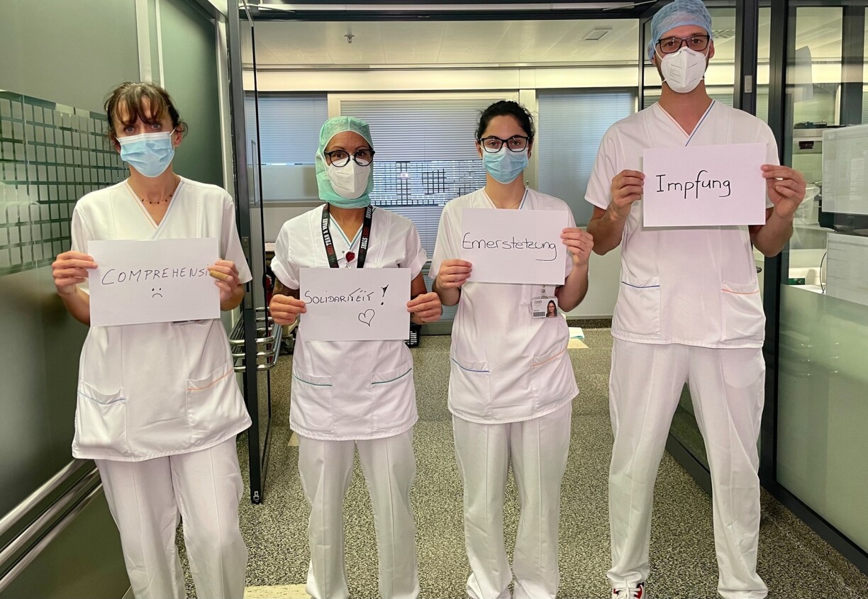 Une photo mise en ligne par le Centre Hospitalier du Nord vendredi soir