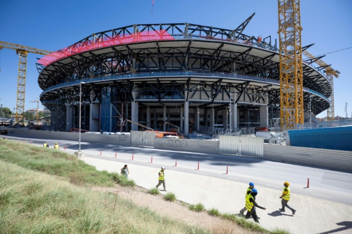 Barcelona have been rebuilding the Camp Nou since 2023 and construction is set to be completed in 2026