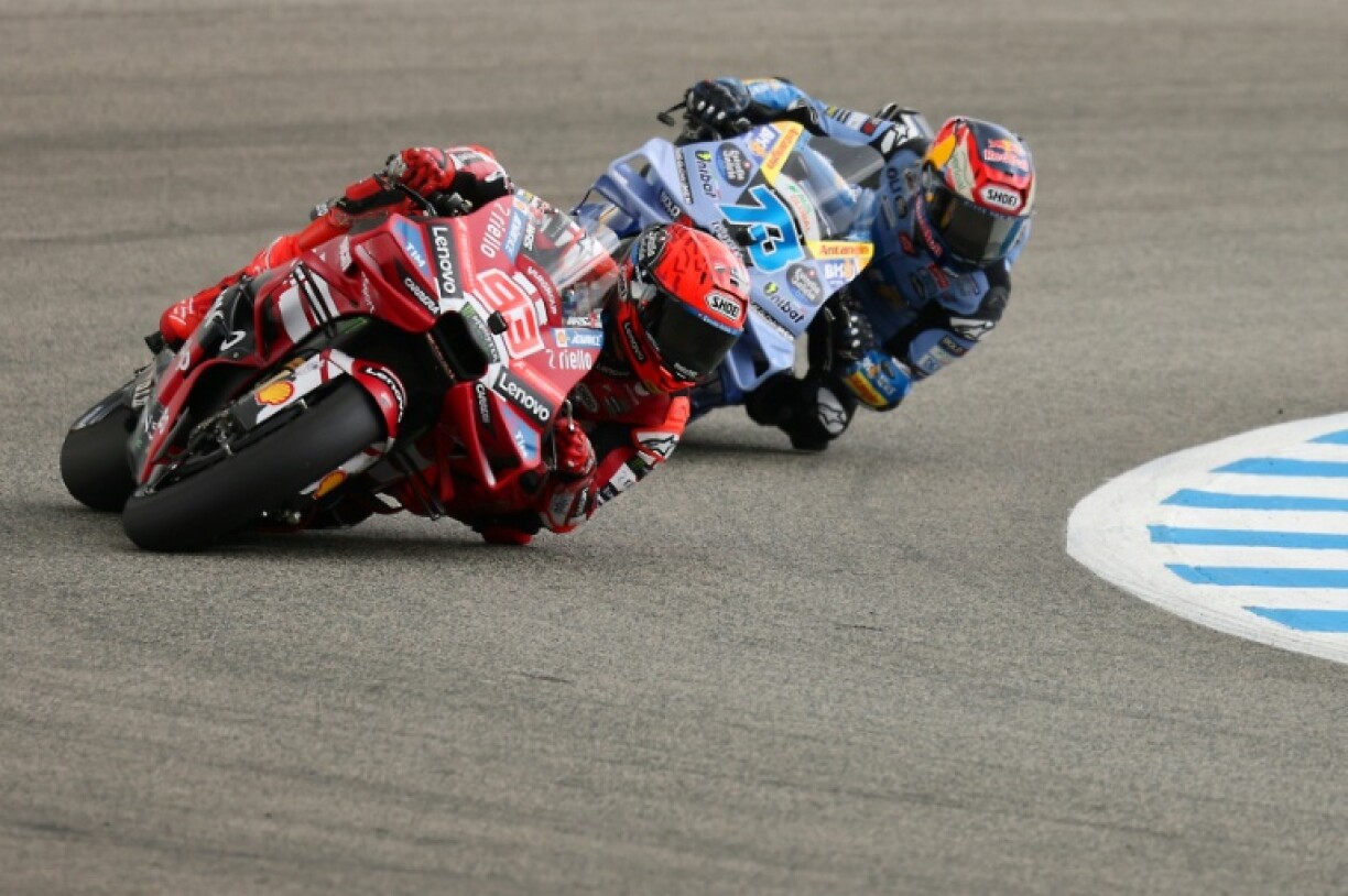 Marc Marquez devant Alex Marquez à Jerez le 25 avril 2026