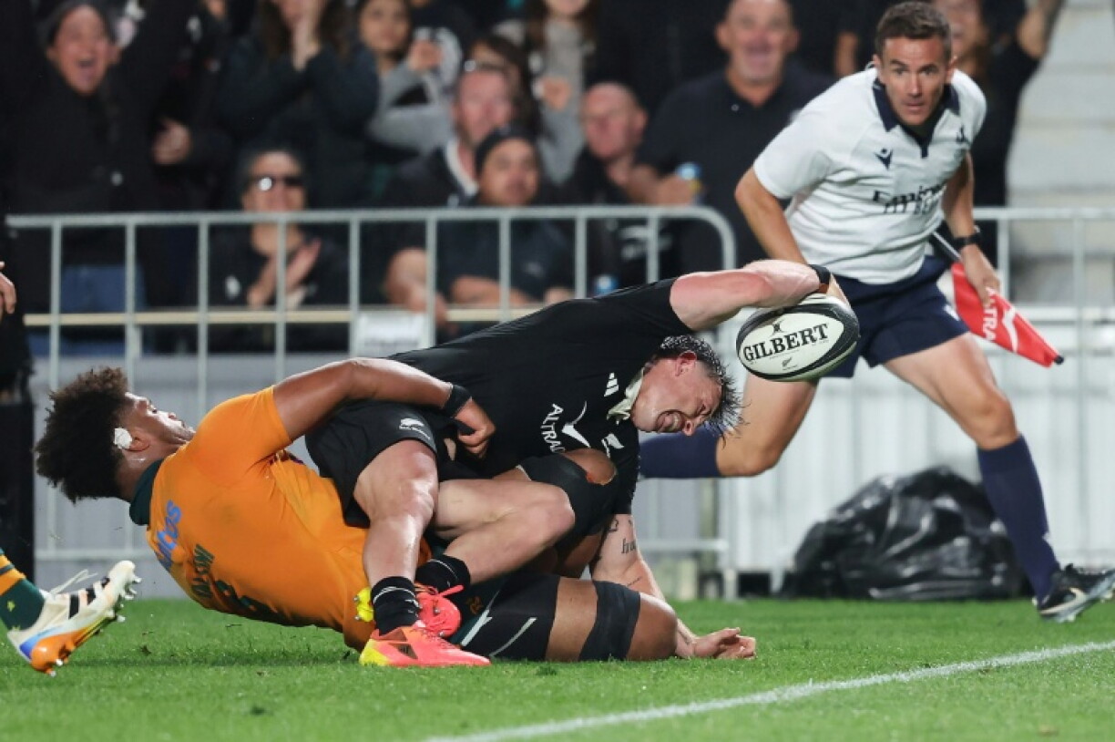 Leroy Carter (C) is among four All Blacks ruled out of the next Wallabies Test with injuries
