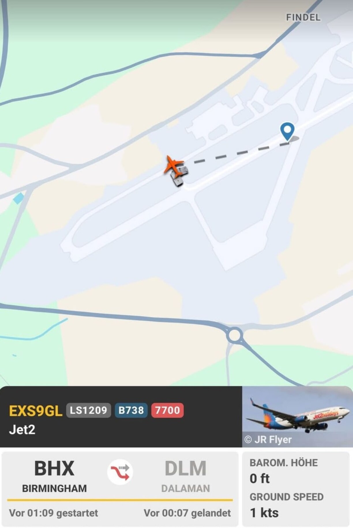 Screenshot vu Flight Spotter