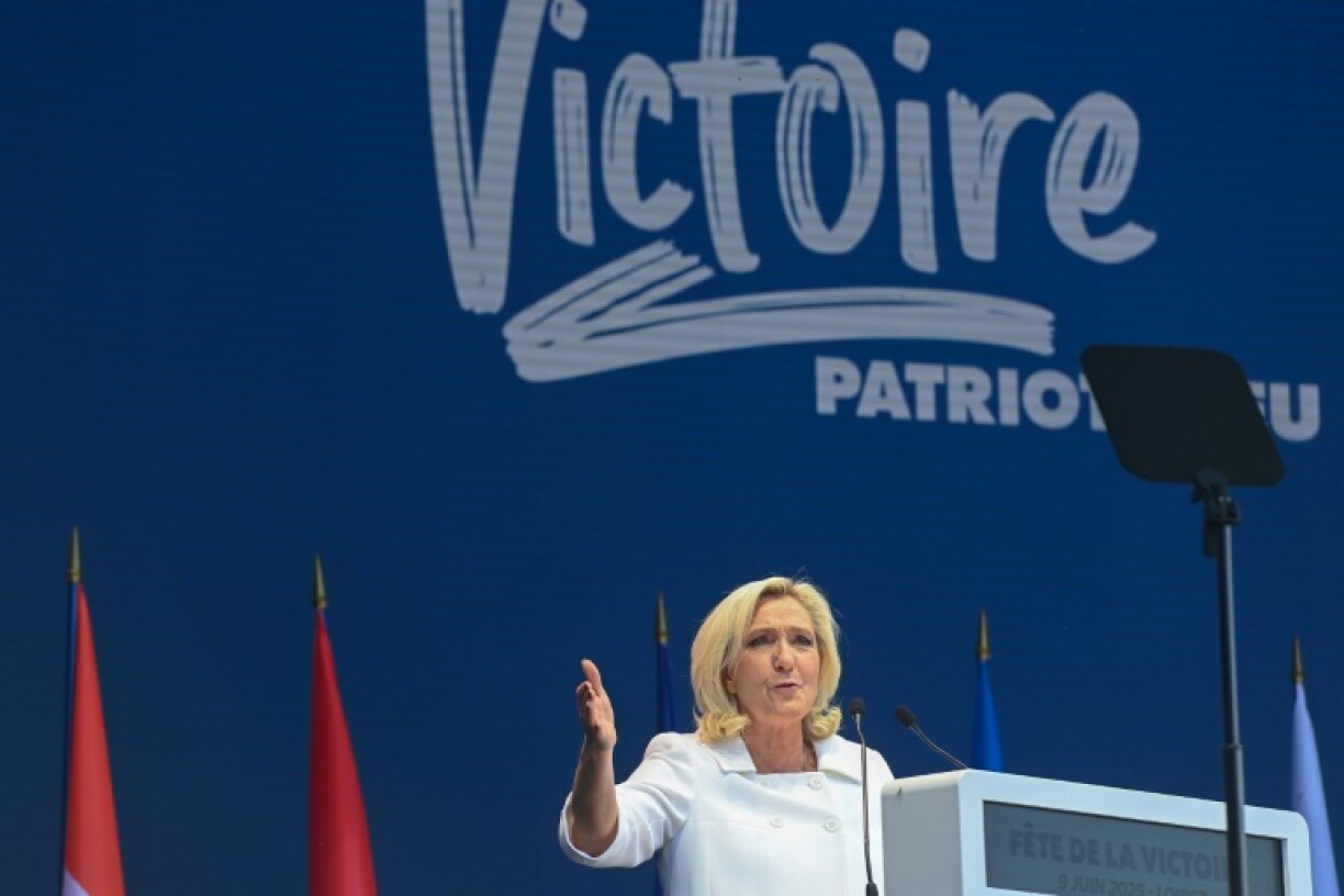 Marine Le Pen echoed Orban's scathing attack on the EU