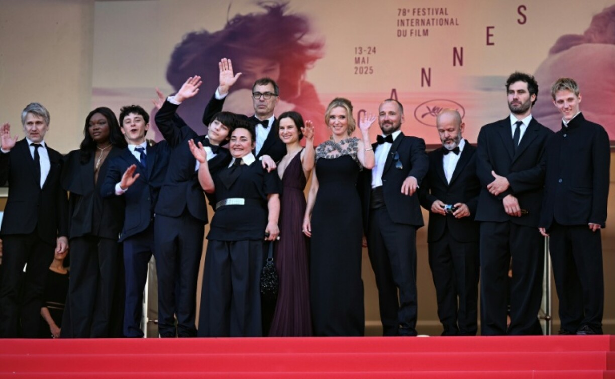 Navarro-Mussy did not join his co-stars at the red carpet premiere of 'Dossier 137' at Cannes