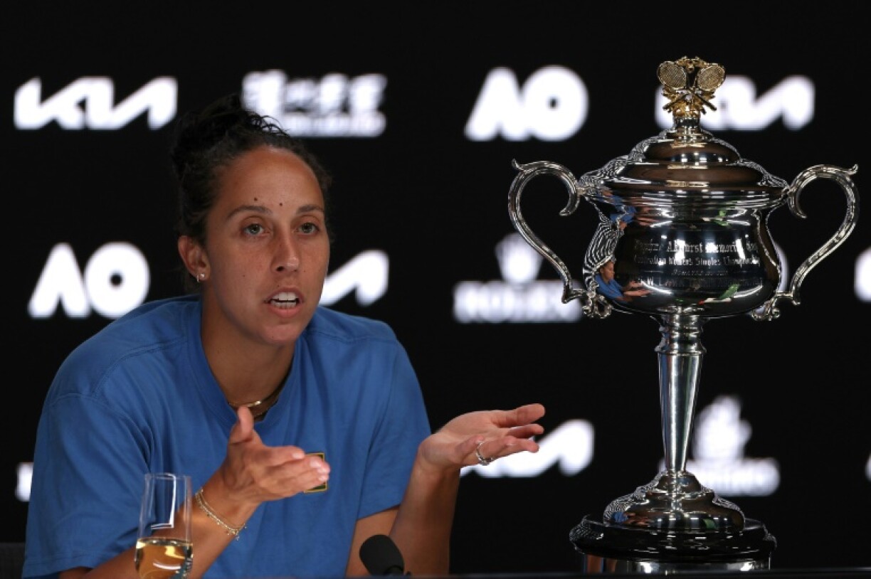 'I finally got to the point where I was proud of myself and proud of my career, with or without a Grand Slam,' Madison Keys tells reporters