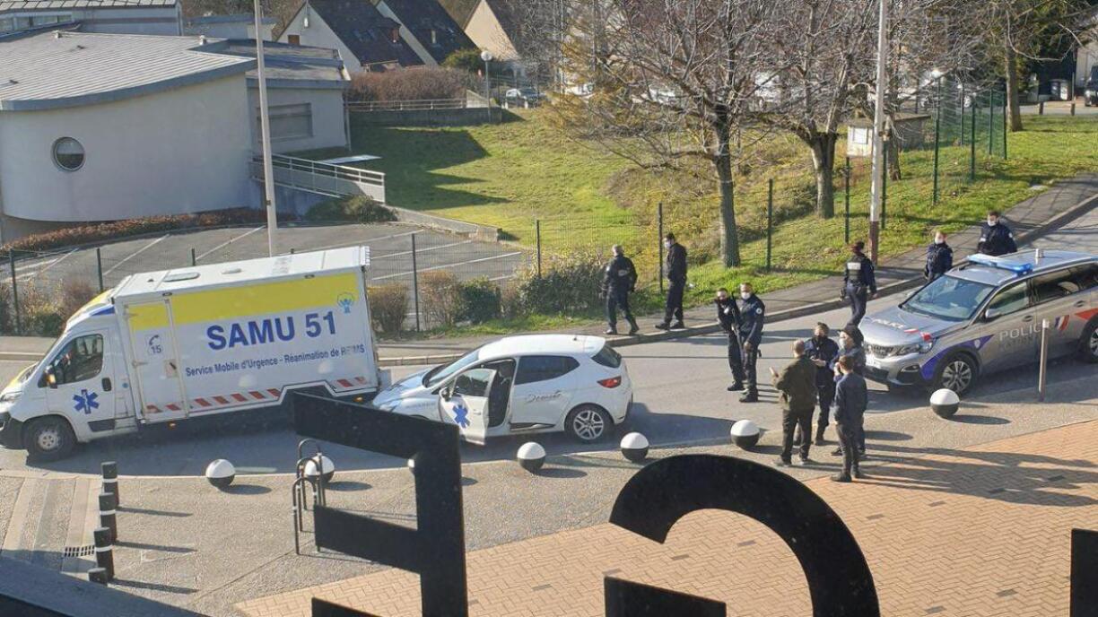 Une photo prise sur les lieux de l'incident samedi après-midi