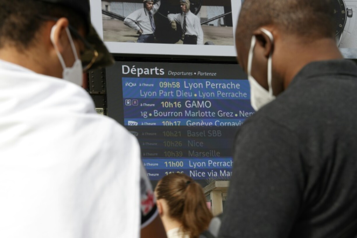 Gare de Lyon à Paris, le 6 juillet 2022, alors qu'un mouvement de grève touche la SNCF