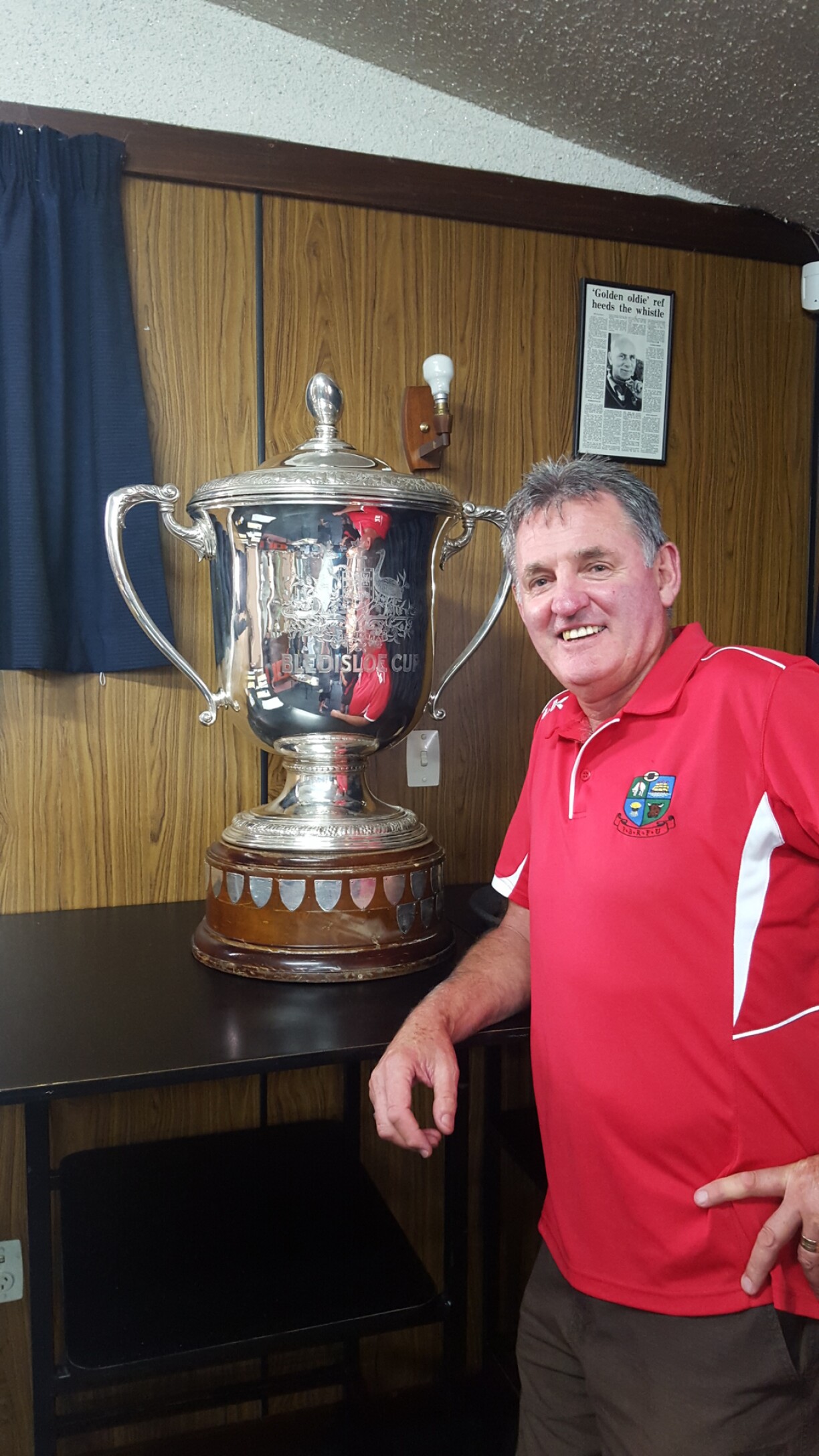 Marty Davis, ancien entraîneur national du XV grand-ducal et actif à la FLR de 2002 à 2015