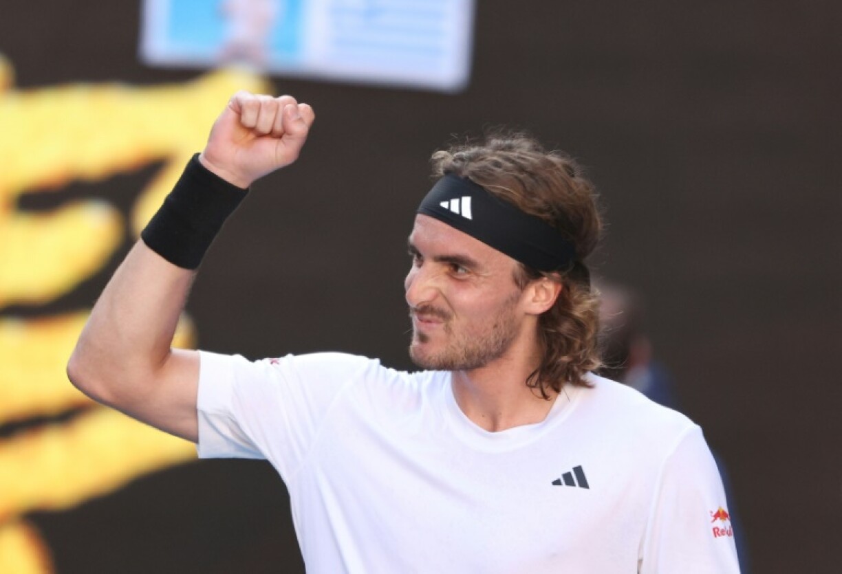 De Stefanos Tsitsipas no senger Victoire.