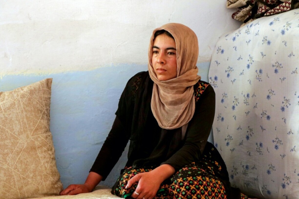 Masooma Darweshi, an Afghan Hazara woman, says there is not enough water to clean or take a shower daily