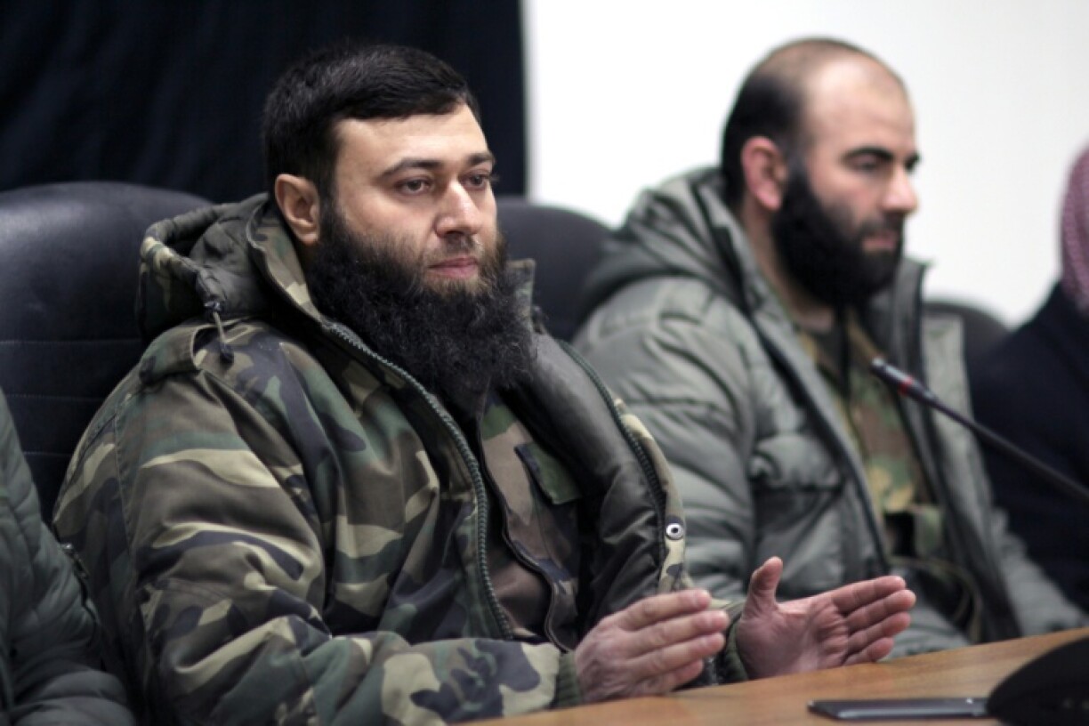Issam al-Buwaydani, leader of Syria's Jaish al-Islam group that fought against Bashar al-Assad, pictured on December 26, 2015