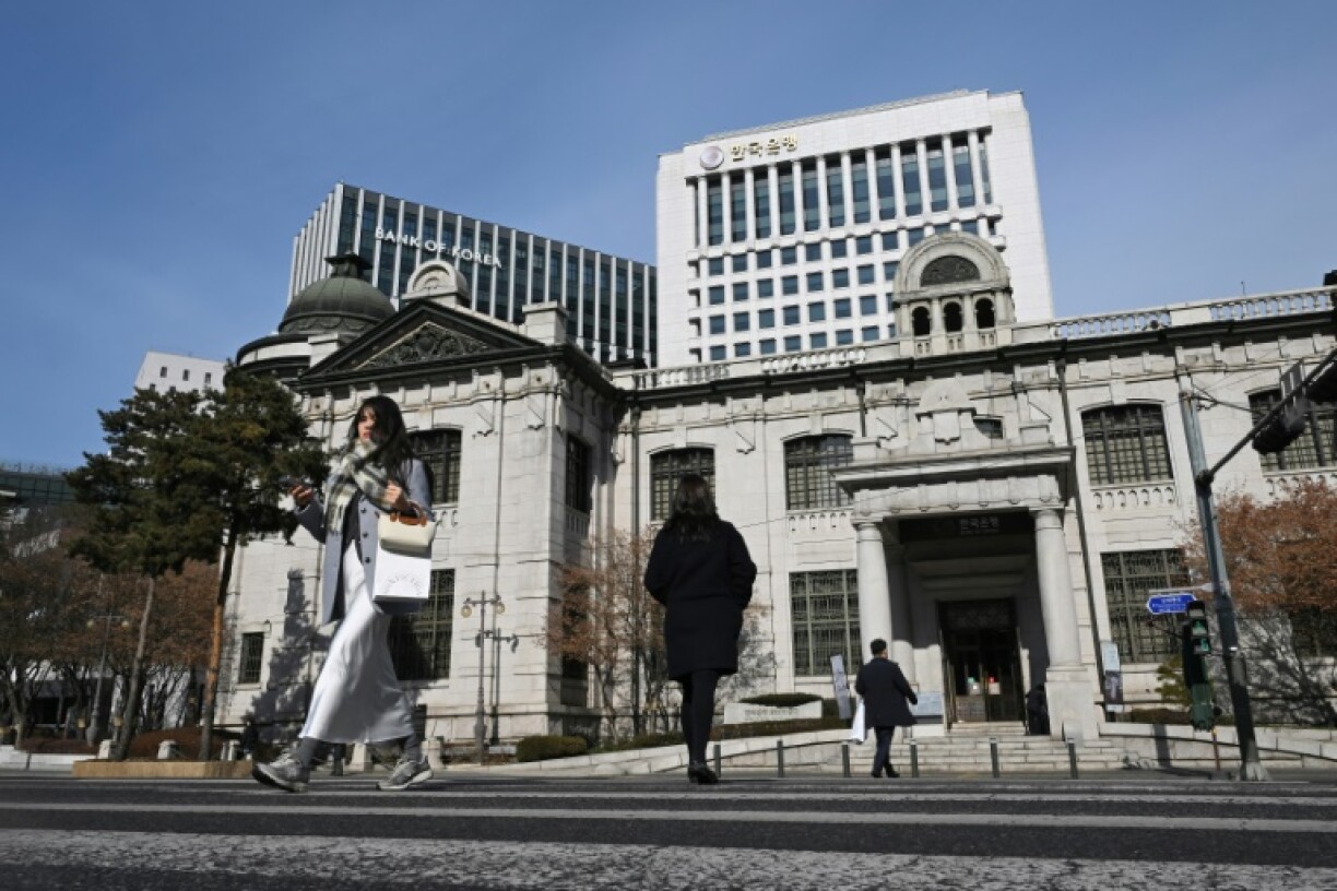 South Korea's central bank on Tuesday slashed interest rates and its annual growth forecast