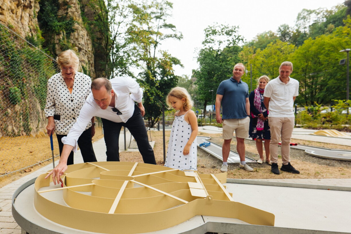 Réouverture du minigolf de la Pétrusse le 4 août 2026.