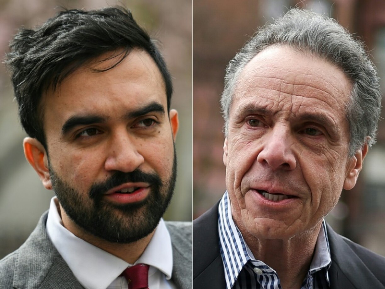 New York City's high-profile mayoral race saw state assemblyman Zohran Mamdani (L) facing off against former New York governor Andrew Cuomo in the Democratic Party primary