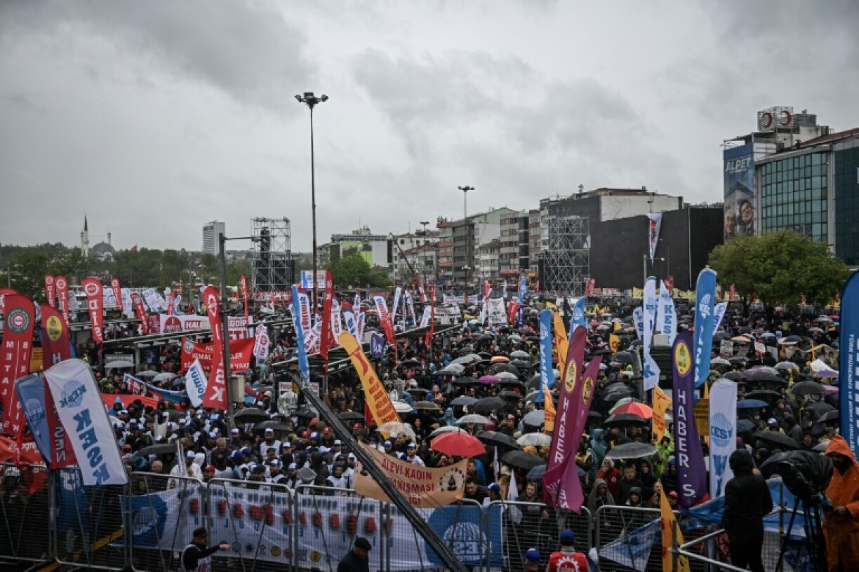 More than 50,000 officers were deployed on May Day in Istanbul