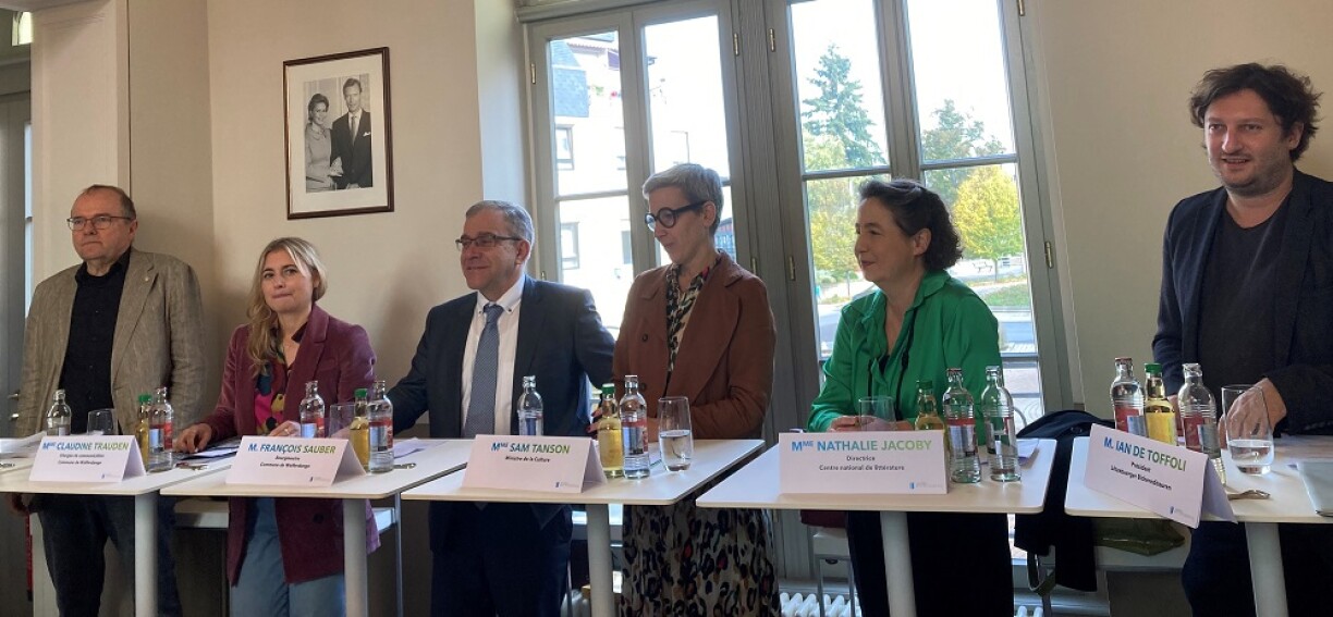 Pressekonferenz fir d'Walfer Bicherdeeg 2022