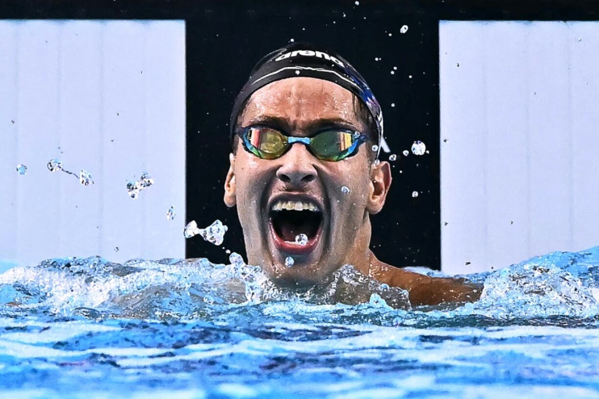 Tunisia's Ahmed Jaouadi won the men's 800m freestyle at the world championships in Singapore on Wednesday