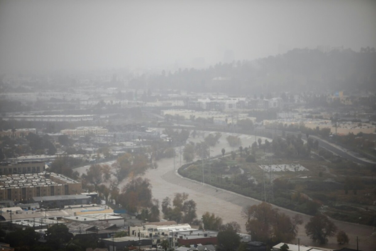 Des pluies torrentielles sur Los Angeles, en Californie, le 24 décembre 2025