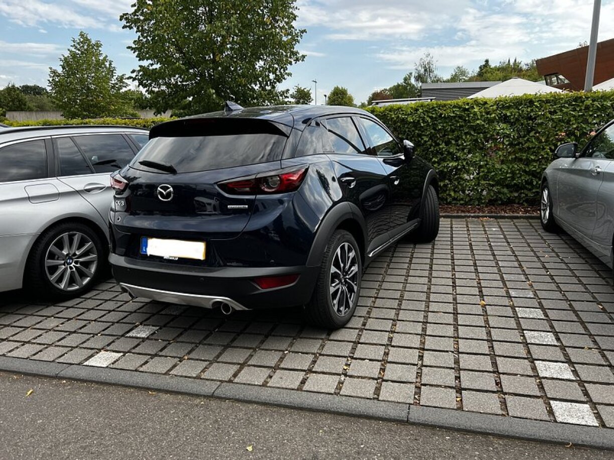 Une photo prise devant la piscine de Niederanven le 4 août 2022