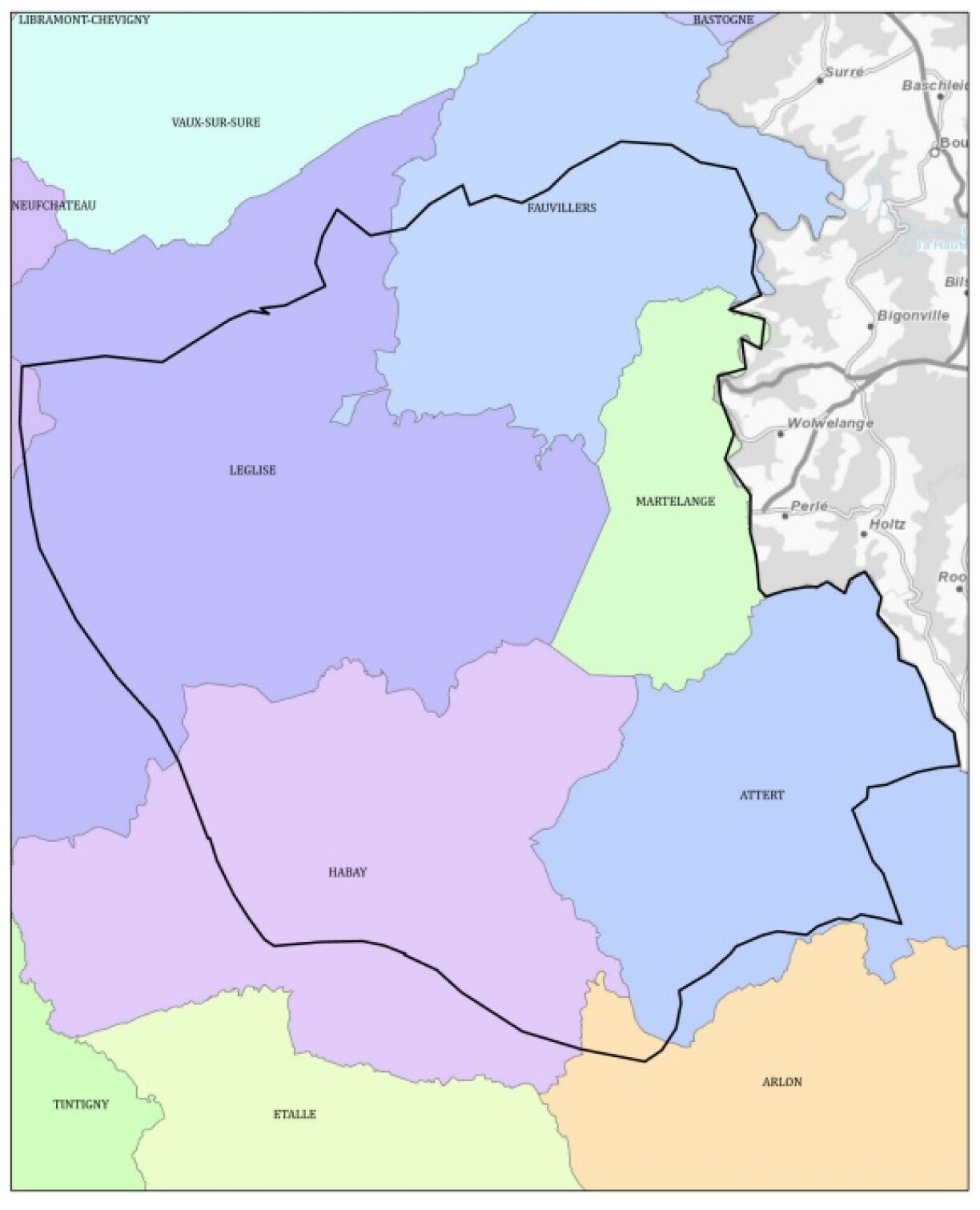 Zone de surveillance du loup en forêt d'Anlier, en Belgique, le 8 septembre 2025.