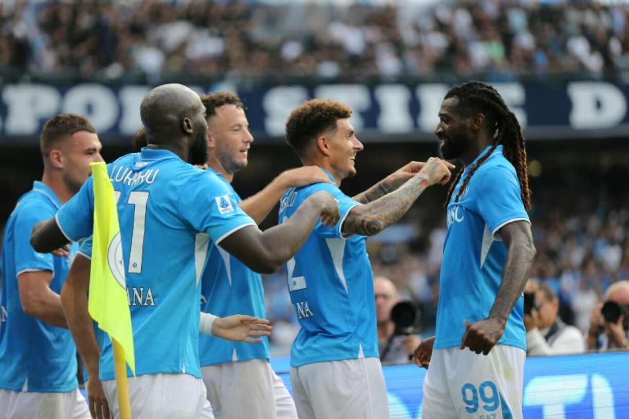 Giovanni Di Lorenzo (2ndR) Andre Zambo Anguissa (R) were key to Napoli's win over Verona