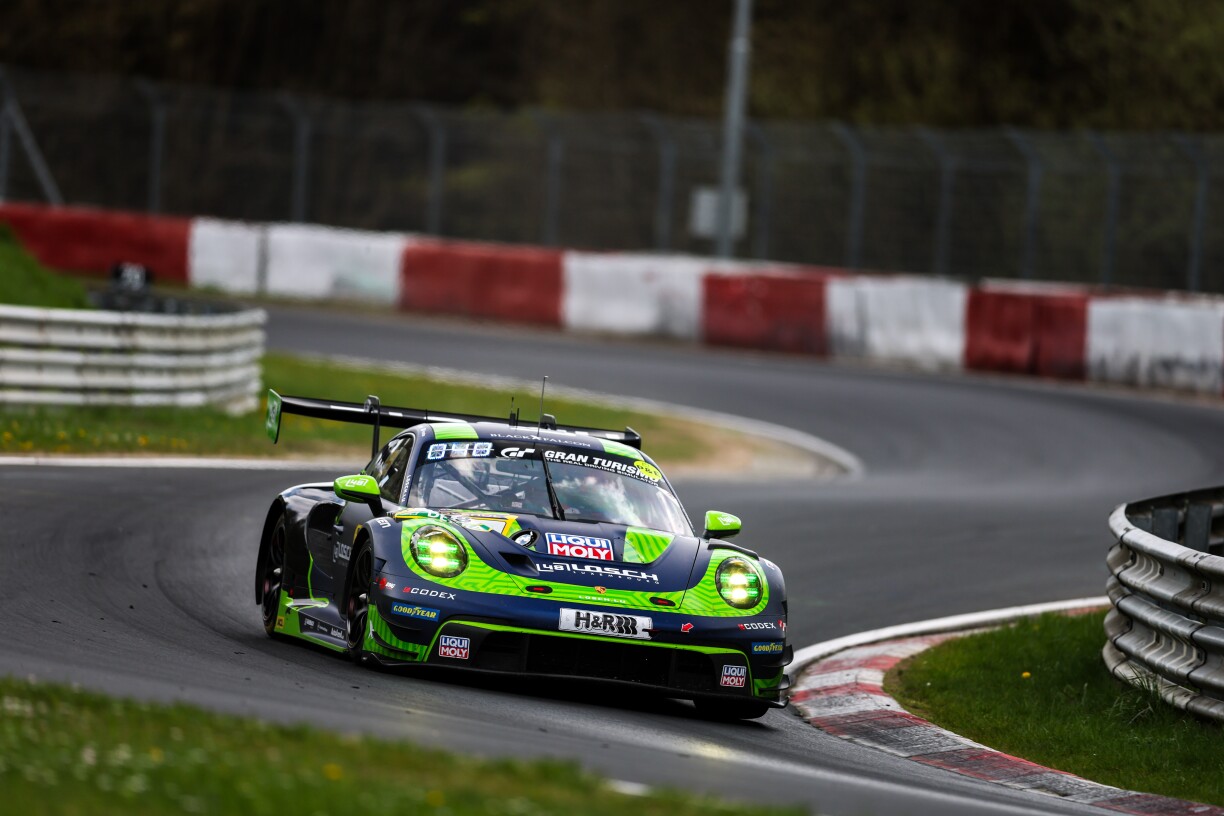De Porsche 911 GT3 R Evo vun Dylan Pereira a Co