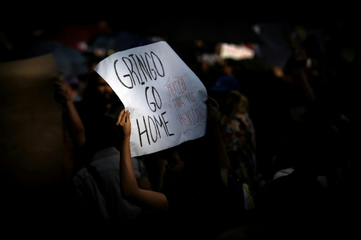 Protesters blamed an influx of remote workers and other foreigners for rising rents in Mexico City