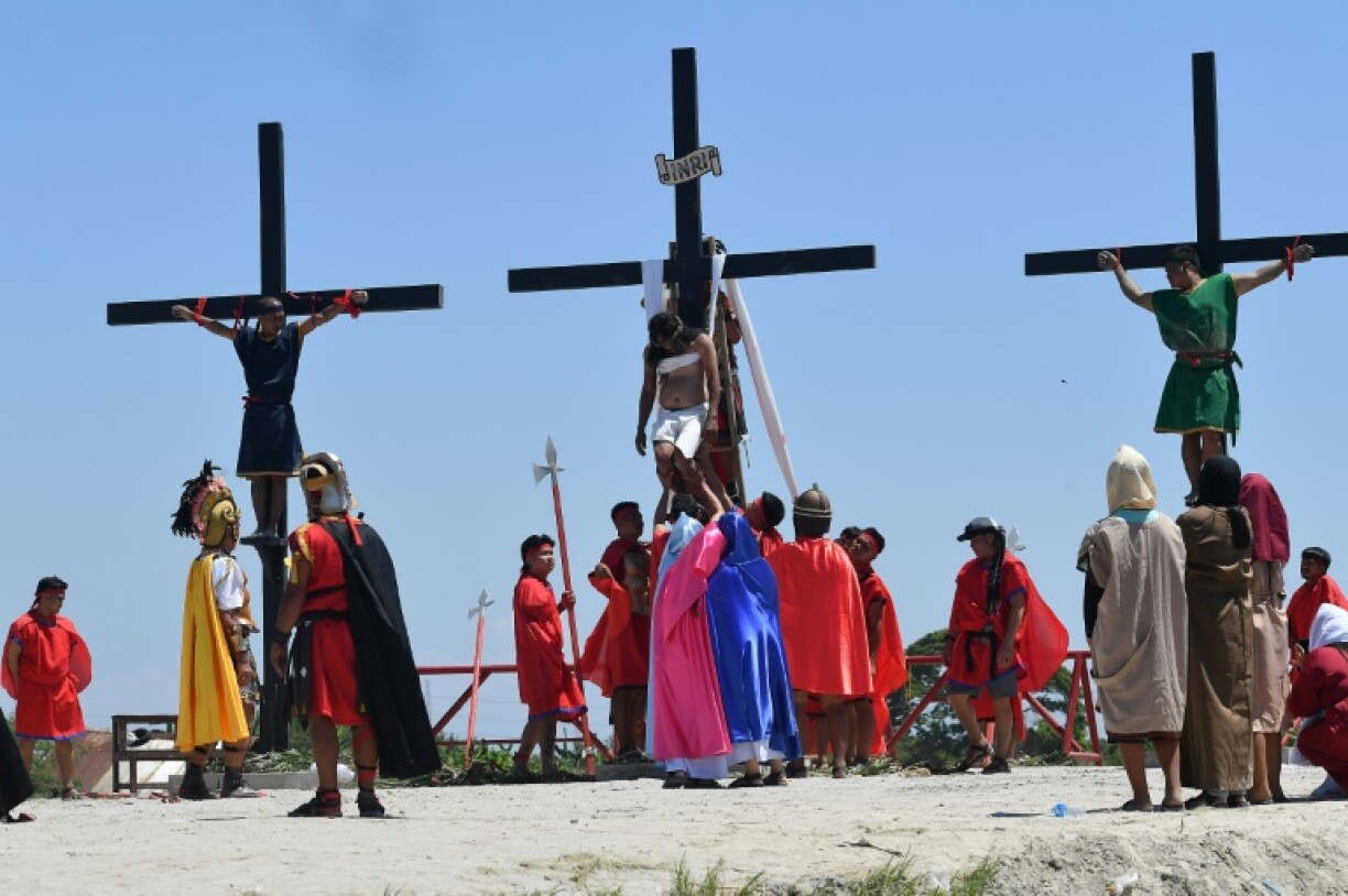 The Good Friday flagellation tradition draws thousands of Catholic devotees to the Philippines every Easter