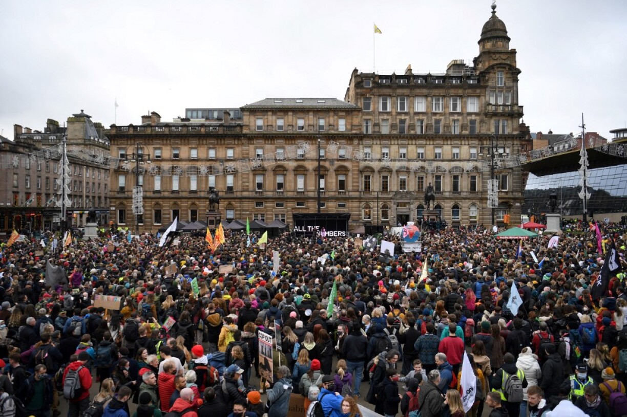 Une marée humaine à Glasgow