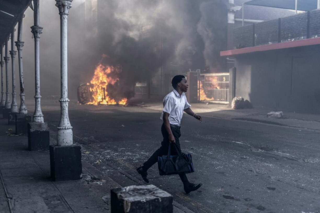 Clashes erupted between protesters and foreign nationals in Durban and Johannesburg
