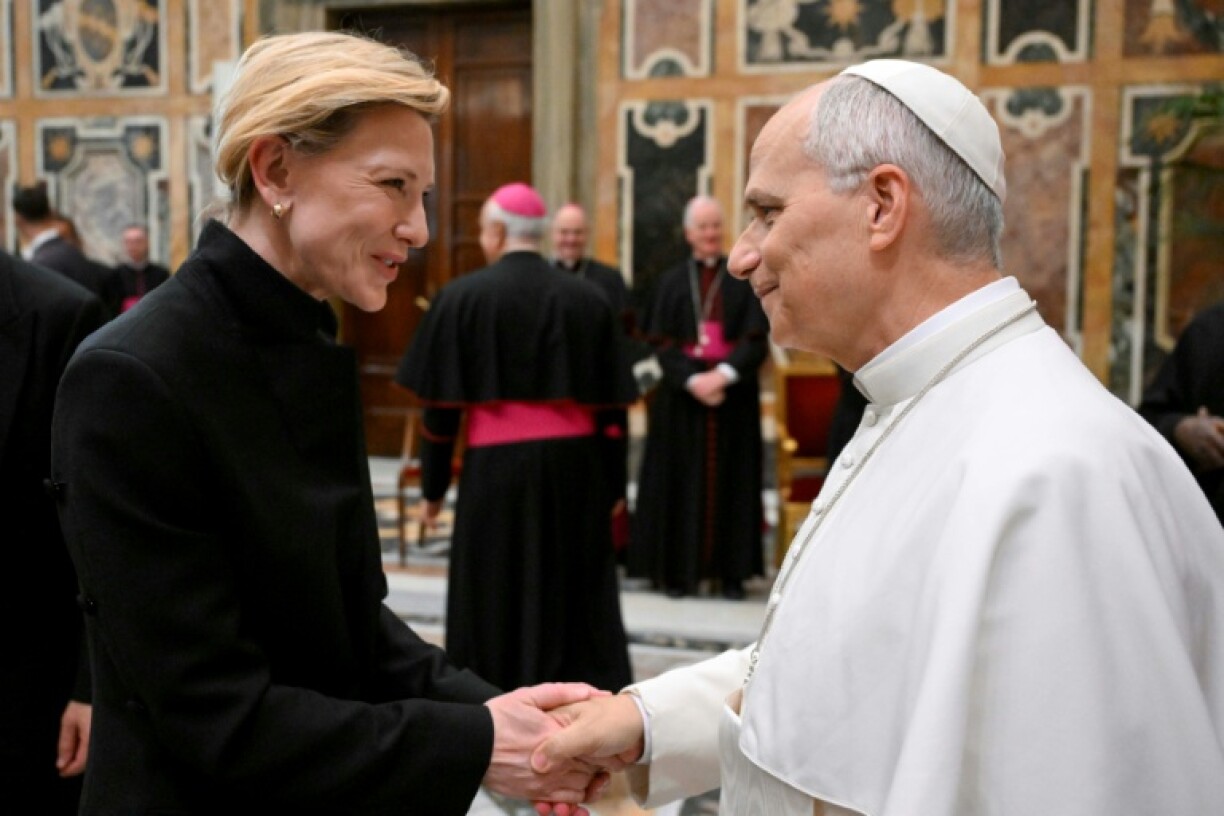 'His words were extraordinary,' said actress Cate Blanchett after meeting the pope