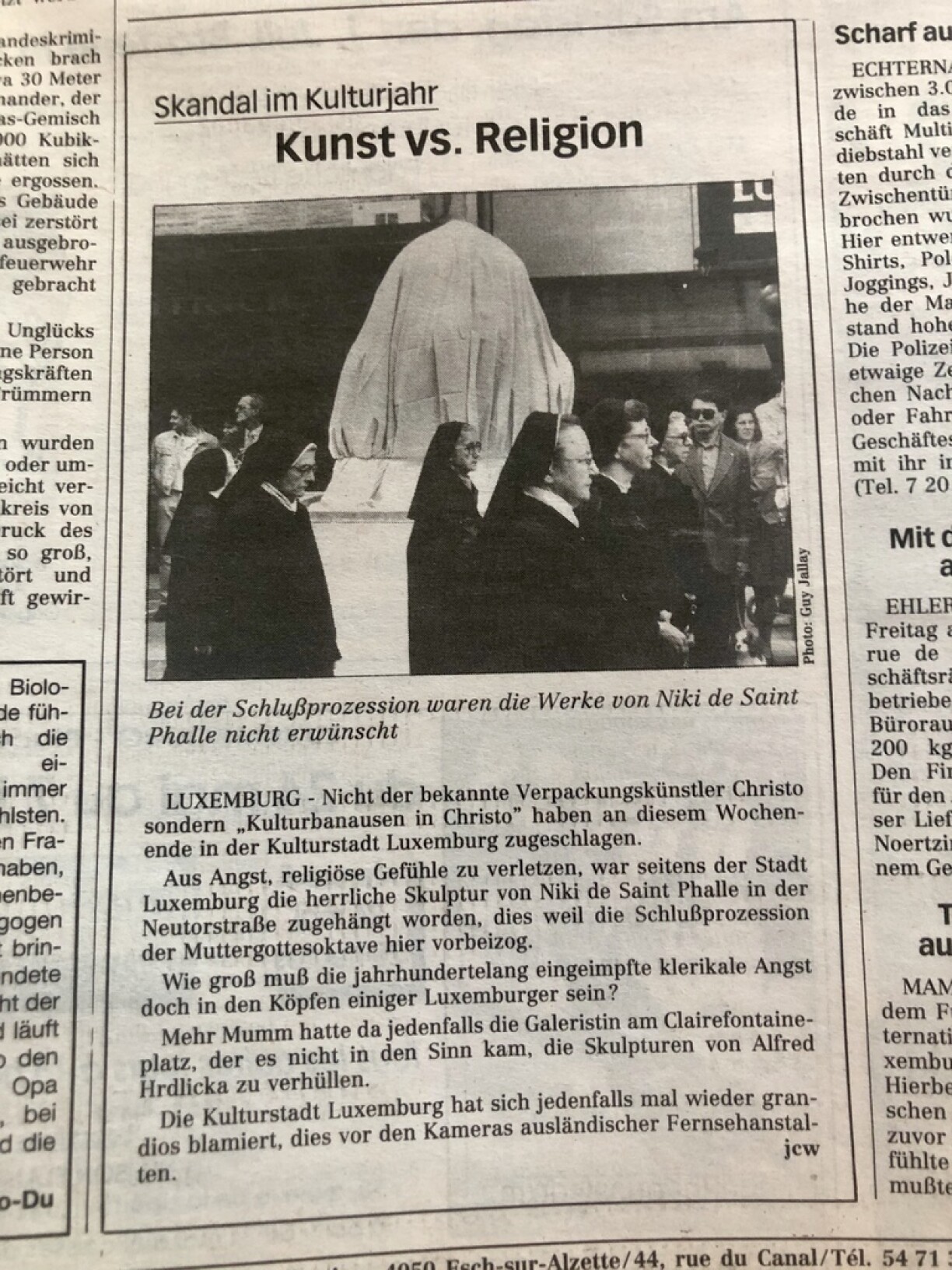 Artikel am Tageblatt