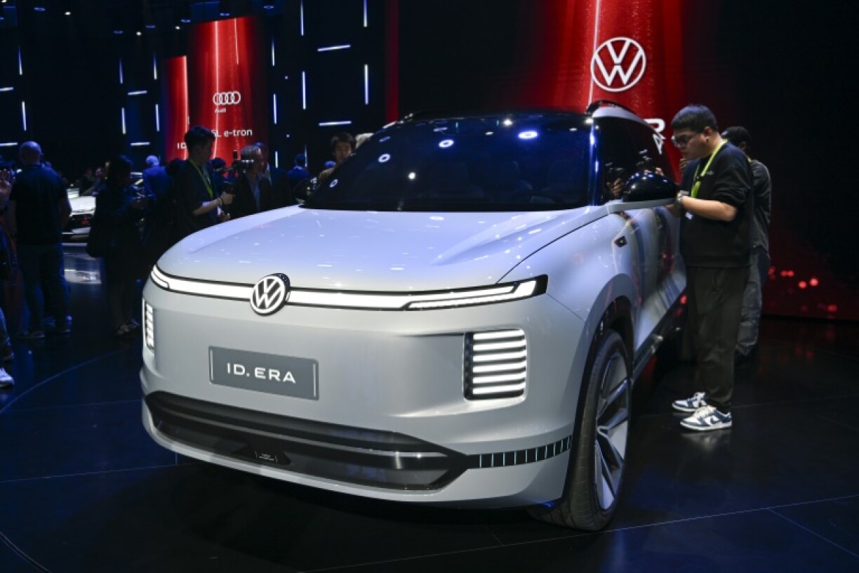 On the eve of the opening of massive industry show Auto Shanghai, Volkswagen presented three high-tech prototypes