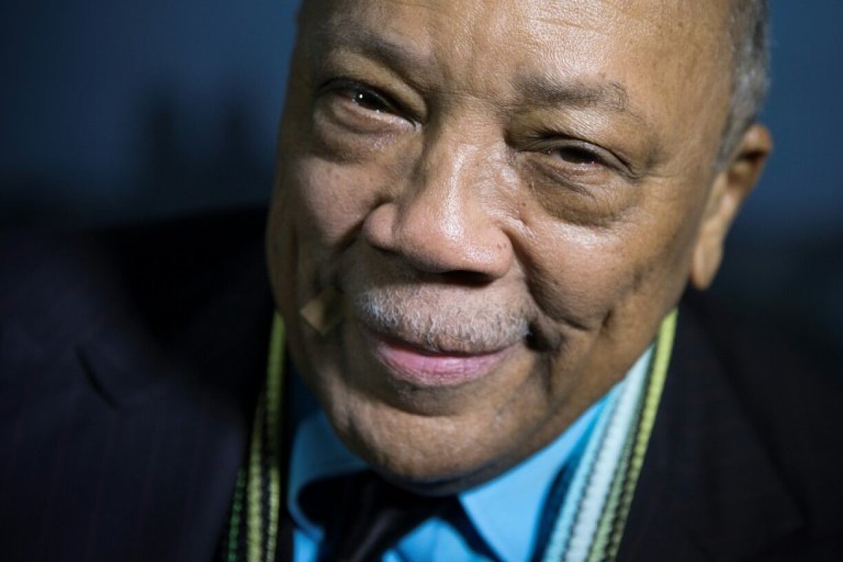 US musician and producer Quincy Jones rose from a childhood of poverty in Chicago to fame and fortune in the music world / © AFP/File