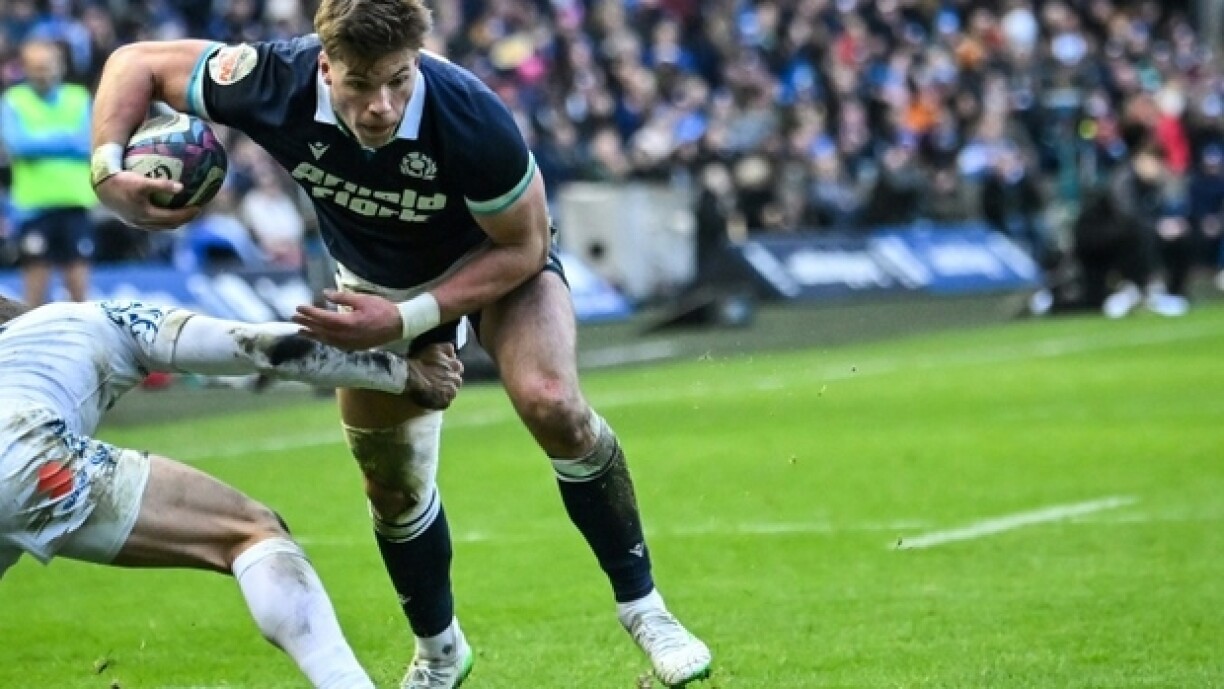 Auteur de trois essais contre l'Italie, le centre écossais Huw Jones a été crucial dans la victoire contre l'Italie à Edimbourg le 1er février