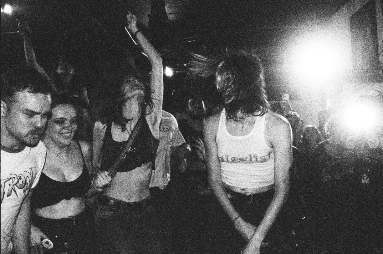 Crowd for T@bgrrrl x Bad Static. Secret Wrestling Rink in Brooklyn, New York. June 14th, 2025.