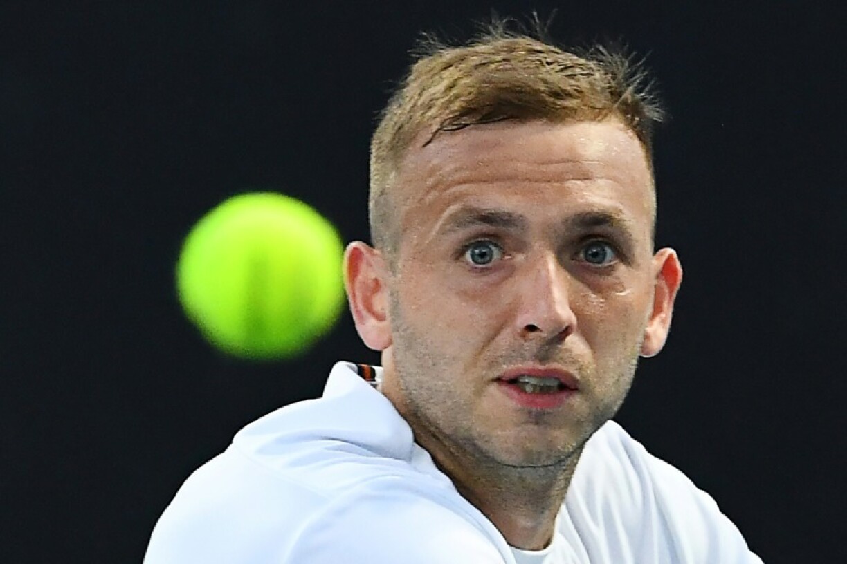 Le Britannique Daniel Evans lors de l'Open d'Australie, à Melbourne, le 9 février 2021