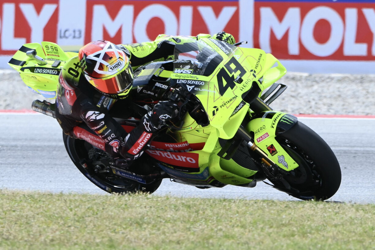 Fabio Di Giannantonio de l'équipe Pertamina Enduro VR46 Racing Team lors du Grand Prix moto GP de Catalunya 2026.