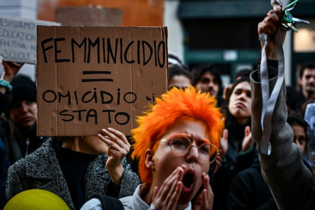 Cecchettin's murder sparked protests across Italy