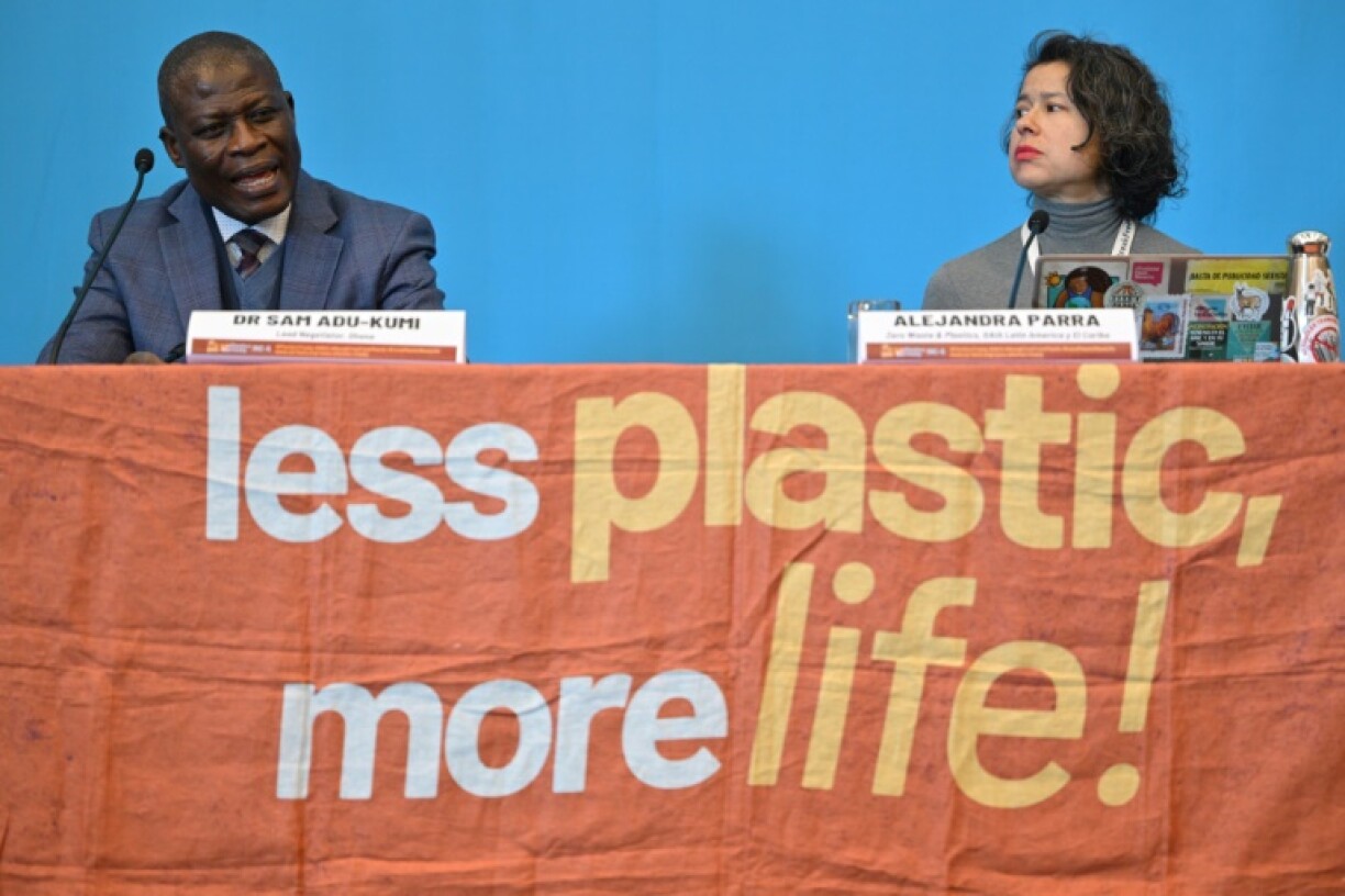 The draft deal in Busan -- which negotiators failed to agree on -- describes plastic pollution as a 'serious environmental and human health problem'