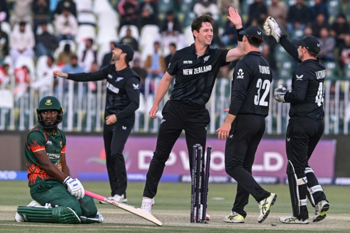 New Zealand have come through 'a tough old time in Pakistan' to qualify for the semi-finals of the Champions Trophy