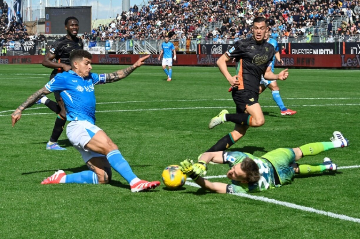 Napoli were frustrated by Venezia on Sunday