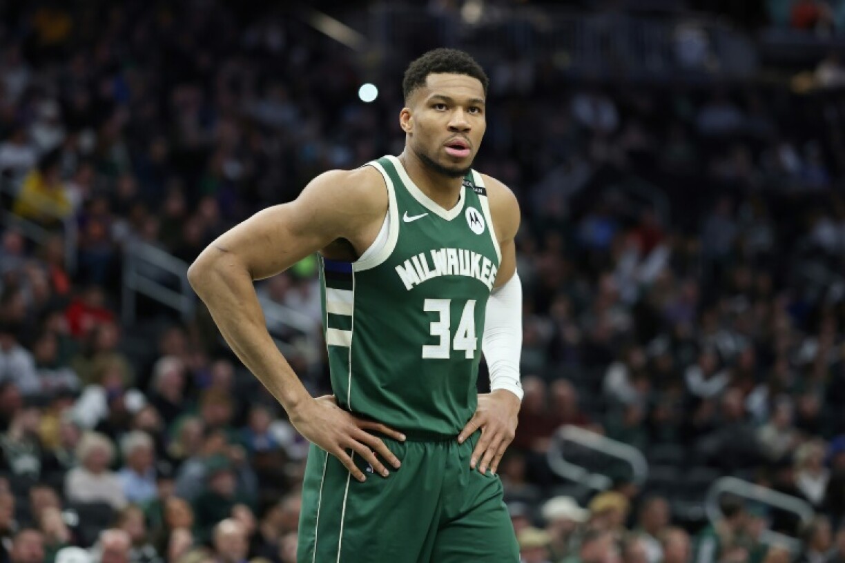Giannis Antetokounmpo warmed up for the NBA playoffs with a 36-point triple double in Milwaukee's defeat of Miami