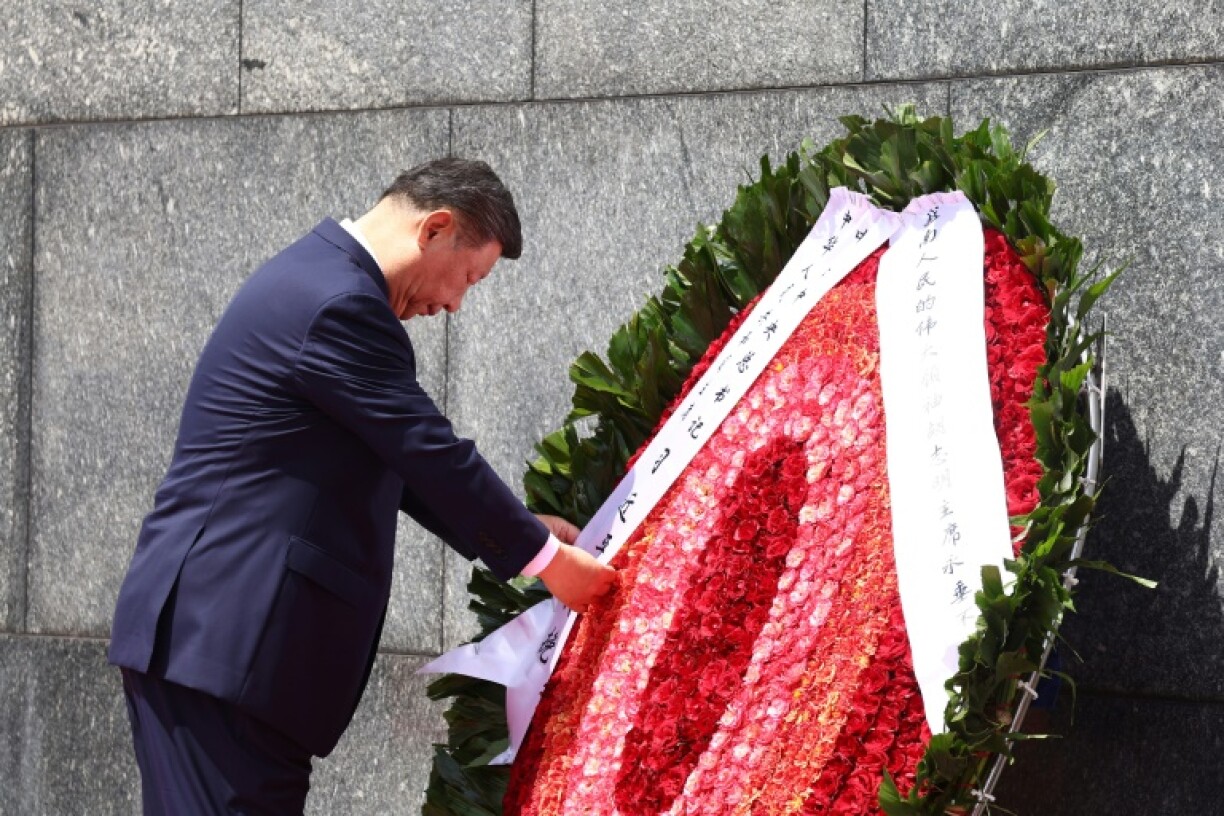 China is trying to position itself as a stable alternative to Donald Trump as leaders confront US tariffs