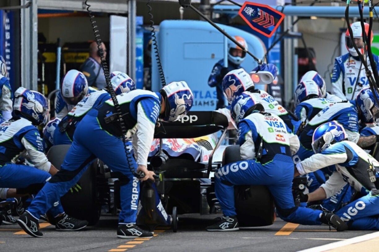 Stop-go strategy: Isack Hadjar was able to minimise the cost of his pit stops as his Racing Bulls team opened gaps in the field by going slow