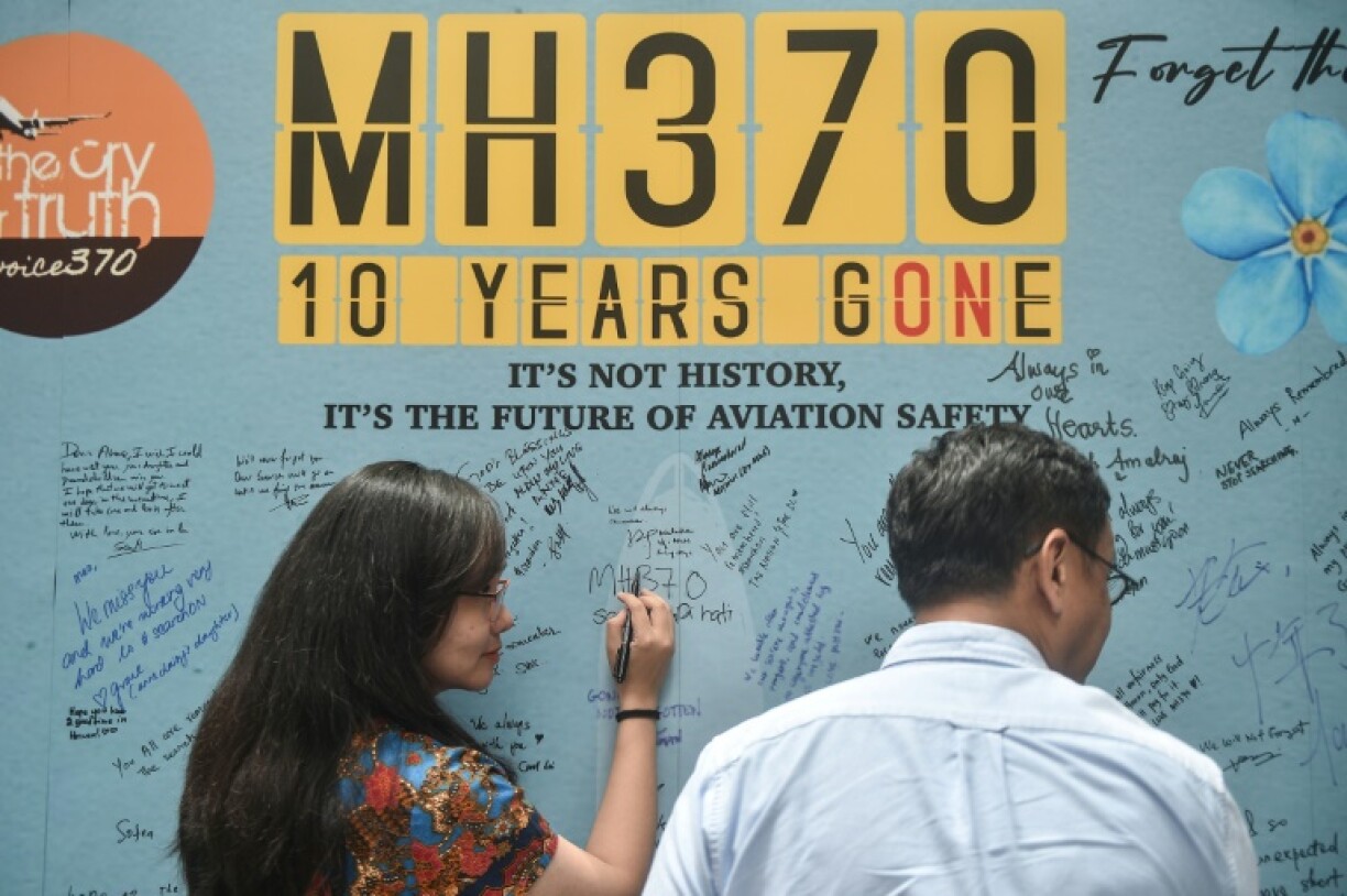 An event was held to mark the 10th year since the Malaysia Airlines flight MH370 disappeared from radar screens