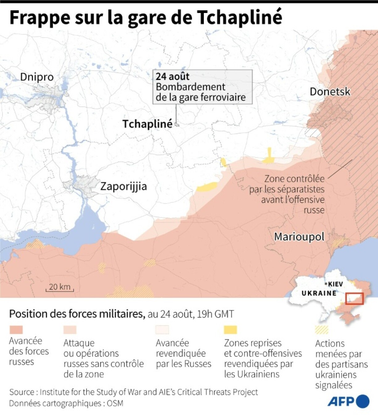 Bombardements sur la gare de Tchapliné