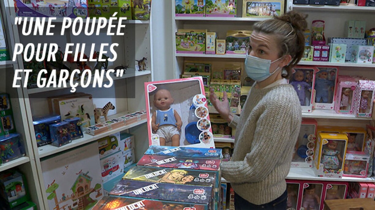 Course aux cadeaux: dinosaures à paillettes, jeux scientifiques pour garçons et filles,... les jouets non genrés ont de plus en plus de succès