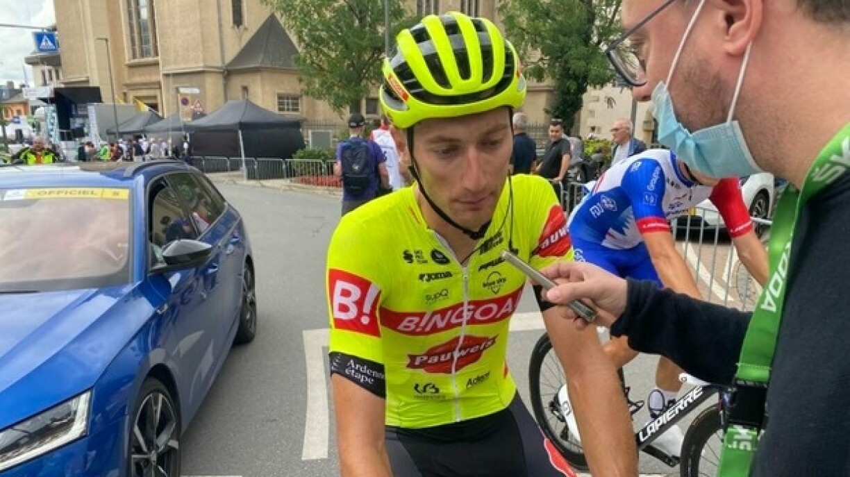 Tom Wirtgen a capitulé à 9 km de l’arrivée après une échappée de plus de 150 kilomètres.